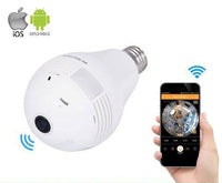 Lâmpada LED com câmera embutida 1080p Wi-Fi – SpyLED360™