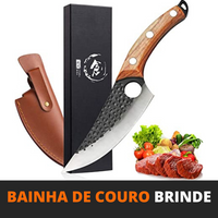 Faca Olho de Tigre Artesanal - A Aliada Perfeita para Churrasqueiros e Aventureiros!