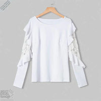 Blusa Feminina Babados Floral