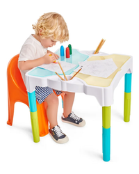 Mesa Multi Atividades Infantil + Kit 6 Apostilas com 330+ Atividades de Brinde 🎁