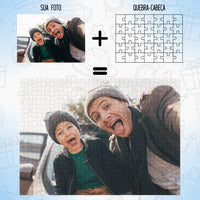 Quebra-Cabeça Personalizado - (ESPECIAL PARA DIA DOS PAS)