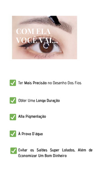 Delineador Microblading à Prova D’água – 4 Cores