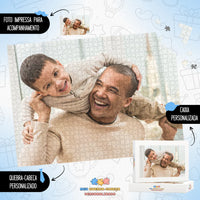 Quebra-Cabeça Personalizado - (ESPECIAL PARA DIA DOS PAS)