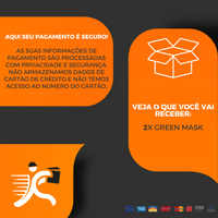 [COMPRE 1 E LEVE 2] Revele Sua Beleza Eliminando Espinhas E Cravos - Green Mask