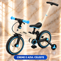 Bicicleta Infantil Evolutiva 6 em 1 — Dobrável, com Empurrador e Rodinhas