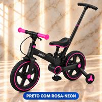 Bicicleta Infantil Evolutiva 6 em 1 — Dobrável, com Empurrador e Rodinhas