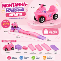 Montanha-Russa Infantil com Carrinho – Diversão Dentro e Fora de Casa