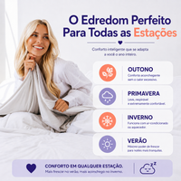 Premium™ Edredom Térmico 2 em 1 - [Frete grátis + 2 Fronhas de brinde]