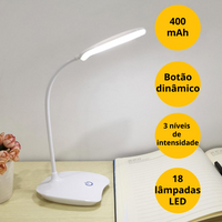 Luminária de Mesa LED – Carregamento USB