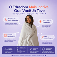 Premium™ Edredom Térmico 2 em 1 - [Frete grátis + 2 Fronhas de brinde]