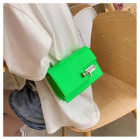 Penny Lane - Bolsa Couro Neon Pequena Tiracolo