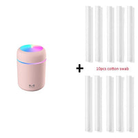 Umidificador Portatil Ultrassonico Led 300ml Usb – H2o Lumen
