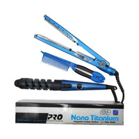 Chapinha Prancha de Cabelo Babyliss Titanium Profissional 3 em 1