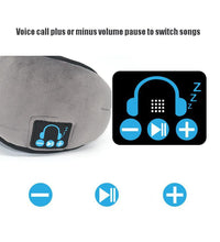 Máscara de Dormir com Fone De Ouvido Bluetooth Sono Rápido