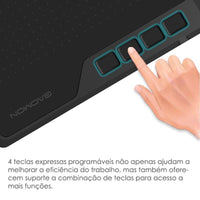 Mesa Digitalizadora Gaomon S620, com Caneta – 6,5×4 Polegadas