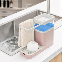 Dispenser Automático para Detergente Cozinha, 3 em 1
