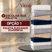 CloudSoft™ – Toalha Premium Algodão Turco | Kit 10 Banhão + 10 Rosto (BRINDE)