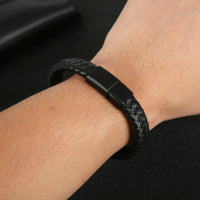 Pulseira Masculina Dubai em Couro