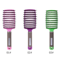 Escova Massageadora de Couro Cabeludo com cerdas de nylon