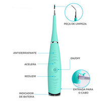 Removedor de Tártaro Elétrico – DentalCarePRO™ Raspador USB