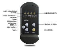 Assento Massageador Vibratório com Aquecimento p/ carro, casa e escritório