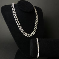 Kit Corrente Masculina Cubana + Pulseira Riviera de Brinde