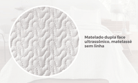 Kit de Colcha de Cama Branco