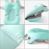 Almofada Impermeável Flutuante de Banheira Suporte para Banho de Bebês