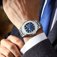 Relógio Masculino de Pulso Aço Inoxidável Quartzo - Luxury
